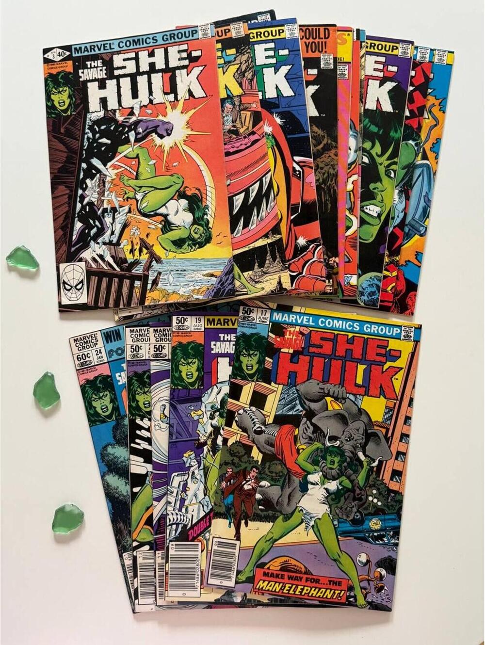 Savage She-Hulk Comic Book Lot (1980-1982) 18 issues